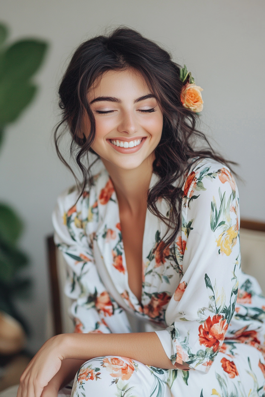 bridesmaid getting ready outfit