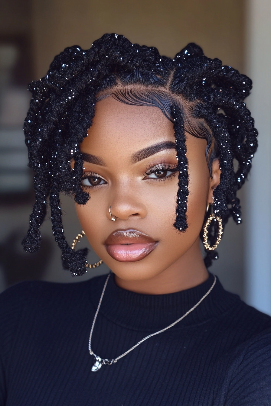 short-crochet-twist-hairstyles