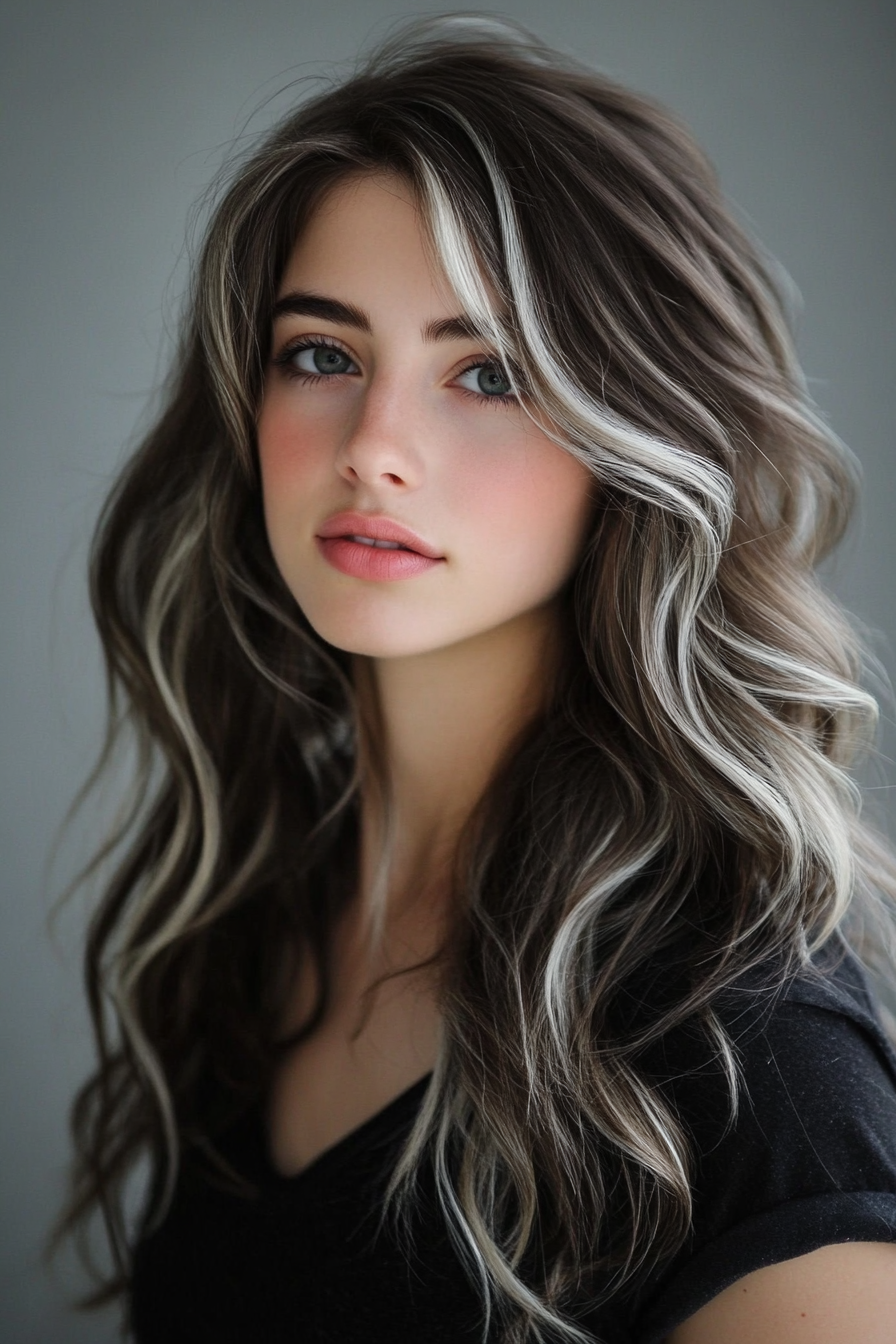 brown-hair-with-silver-highlights