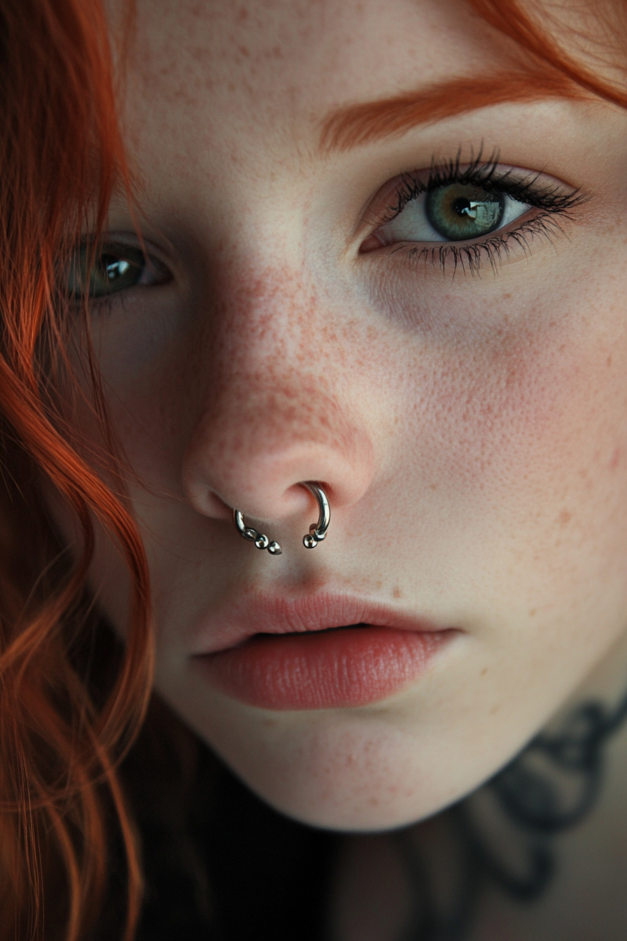 nose piercing