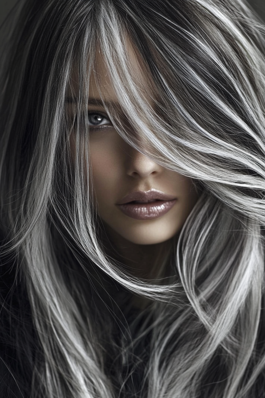 brown-hair-with-silver-highlights