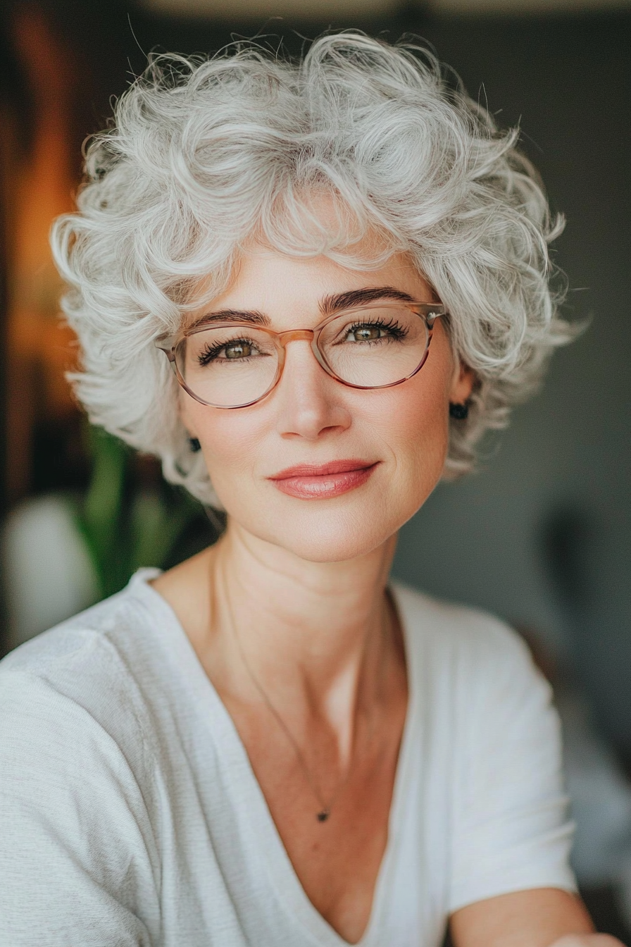 short-hairstyles-for-women-over-50-gray
