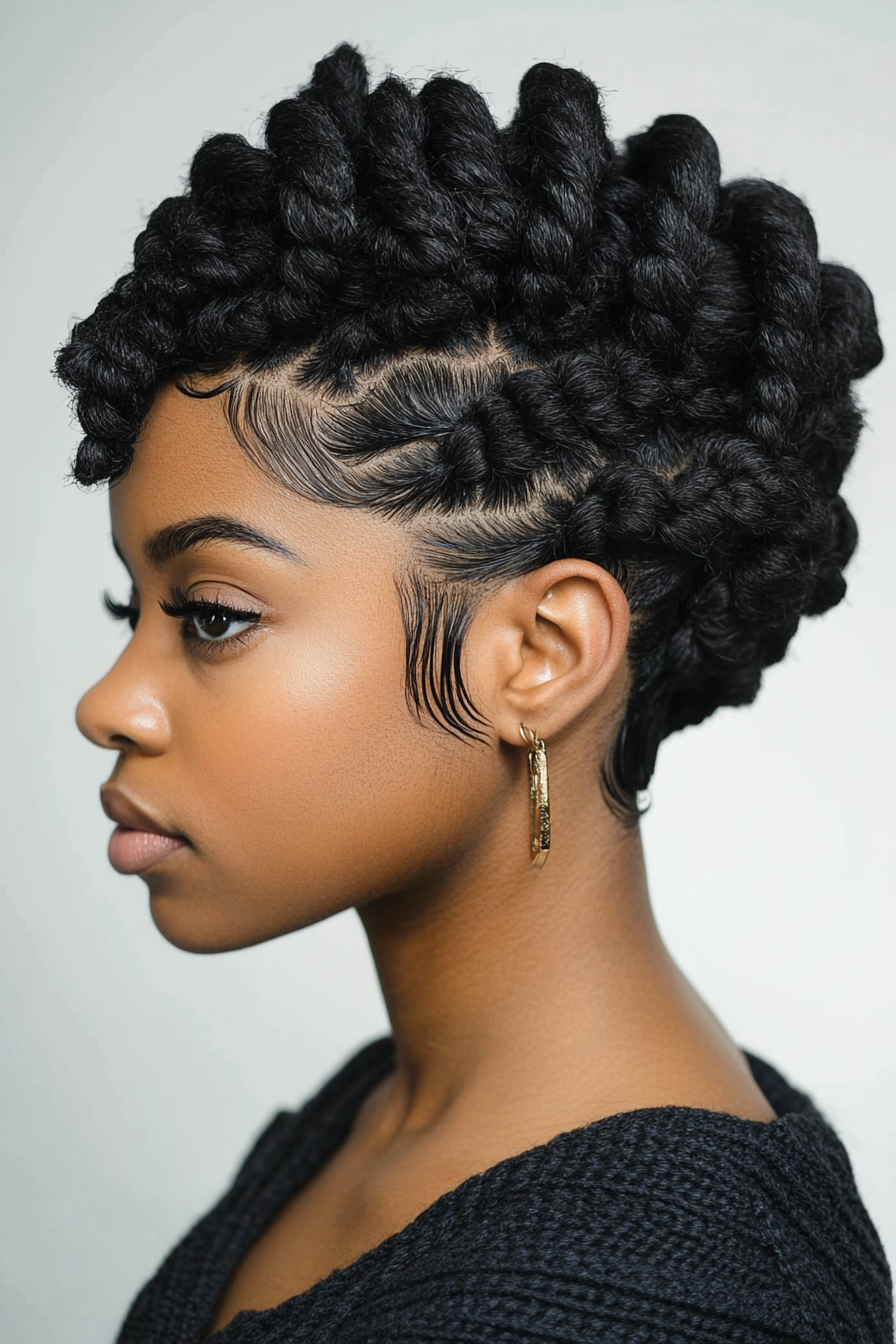 short-crochet-twist-hairstyles