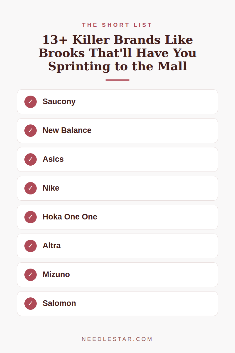 The Short List: 13+ Killer Brands Like Brooks That'll Have You Sprinting to the Mall