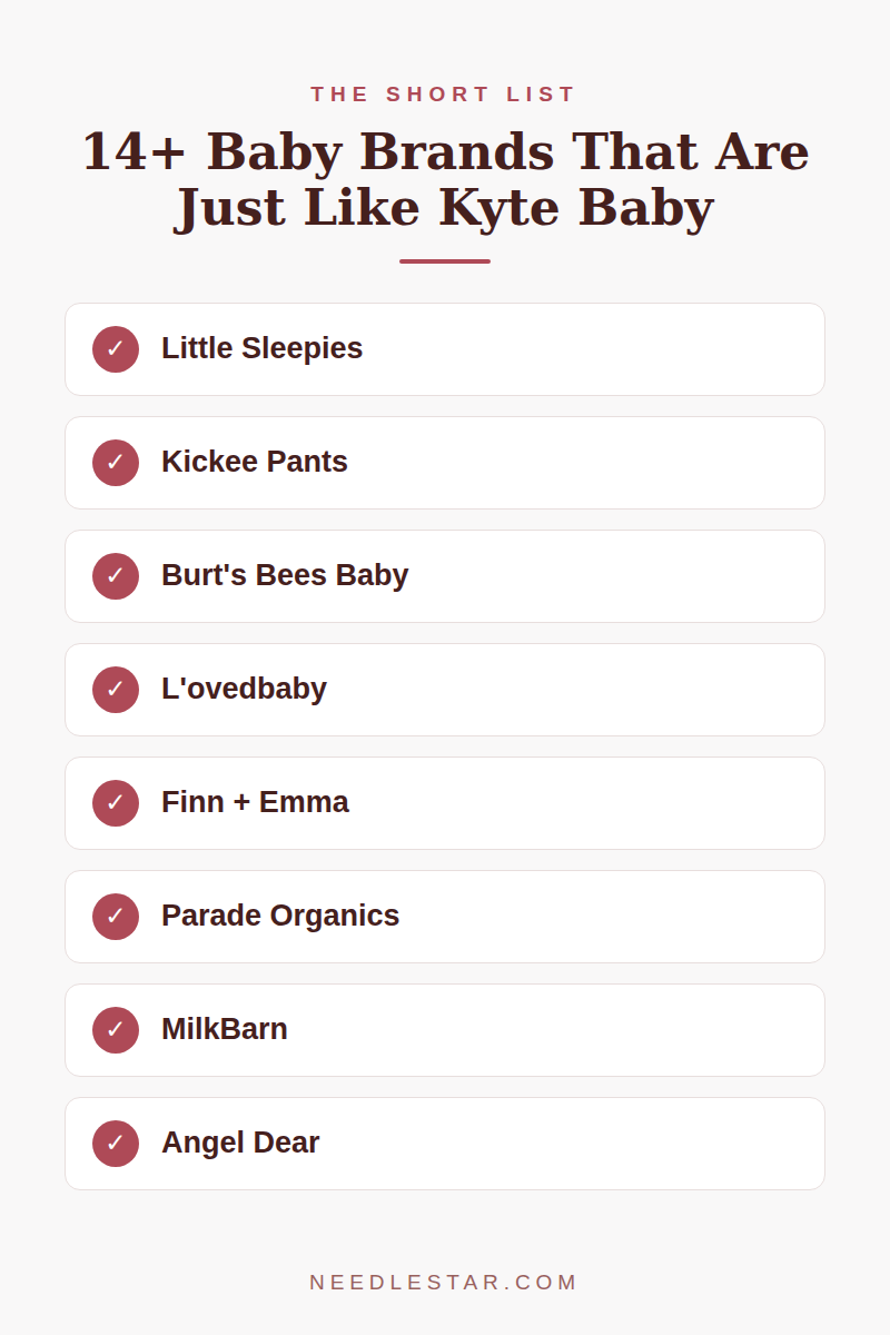 The Short List: 14+ Baby Brands That Are Just Like Kyte Baby
