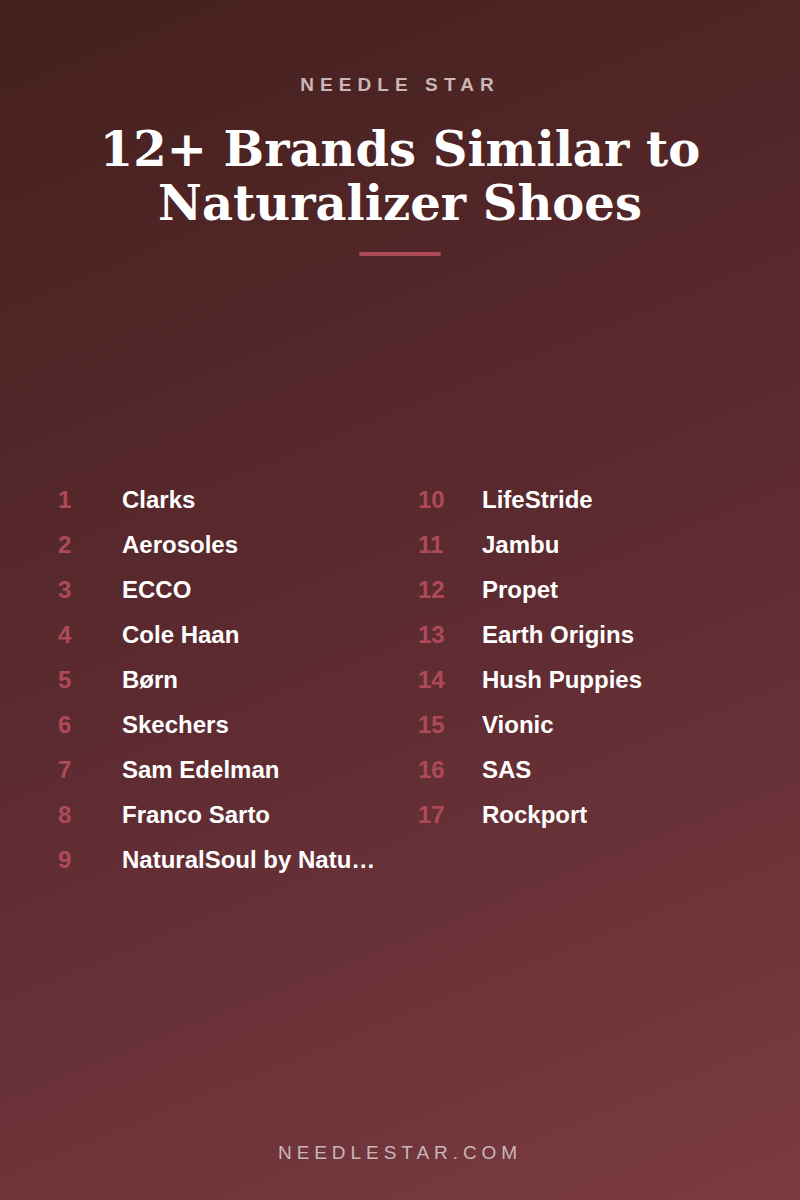 The Full List: 12+ Brands Similar to Naturalizer Shoes