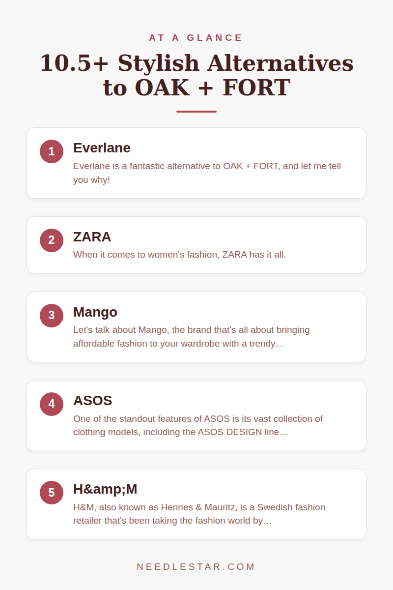 At a Glance: 10.5+ Stylish Alternatives to OAK + FORT