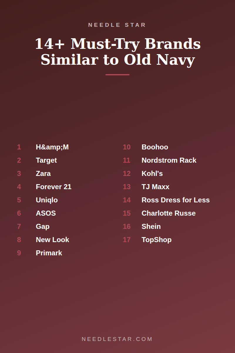 The Full List: 14+ Must-Try Brands Similar to Old Navy