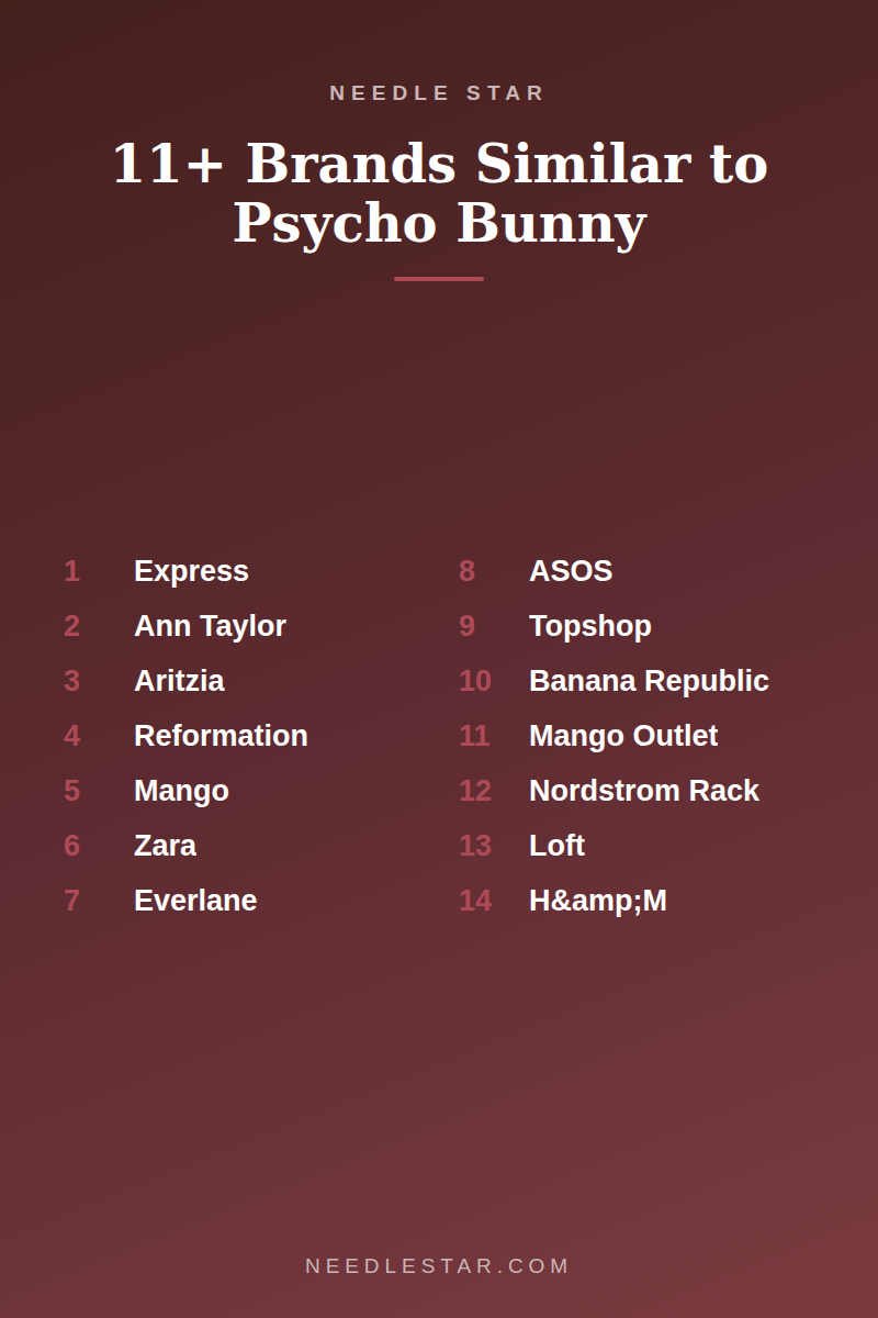 The Full List: 11+ Brands Similar to Psycho Bunny