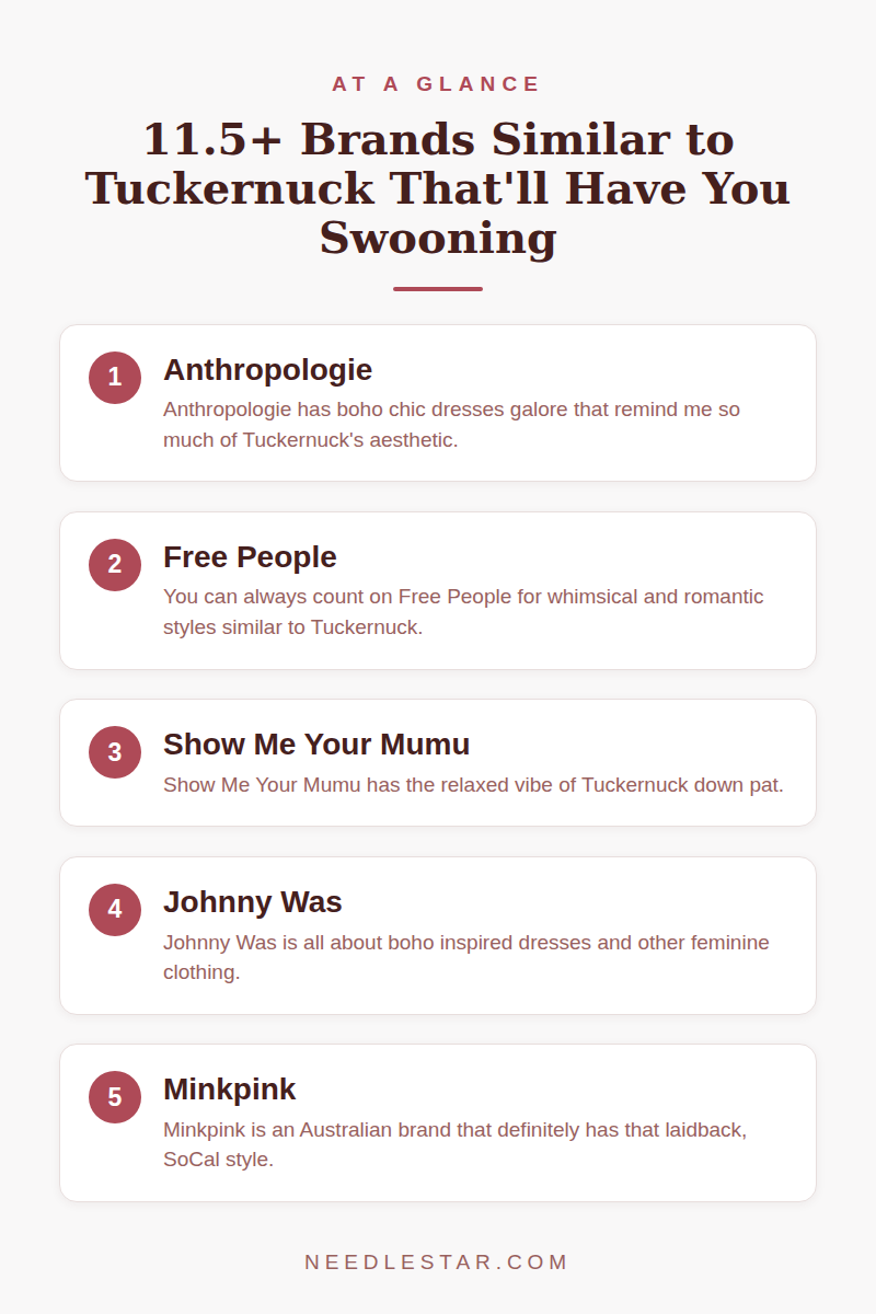 At a Glance: 11.5+ Brands Similar to Tuckernuck That'll Have You Swooning