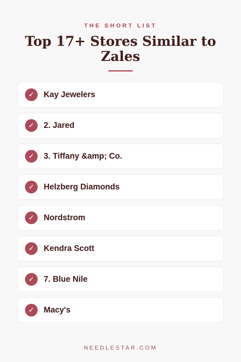 The Short List: Top 17+ Stores Similar to Zales